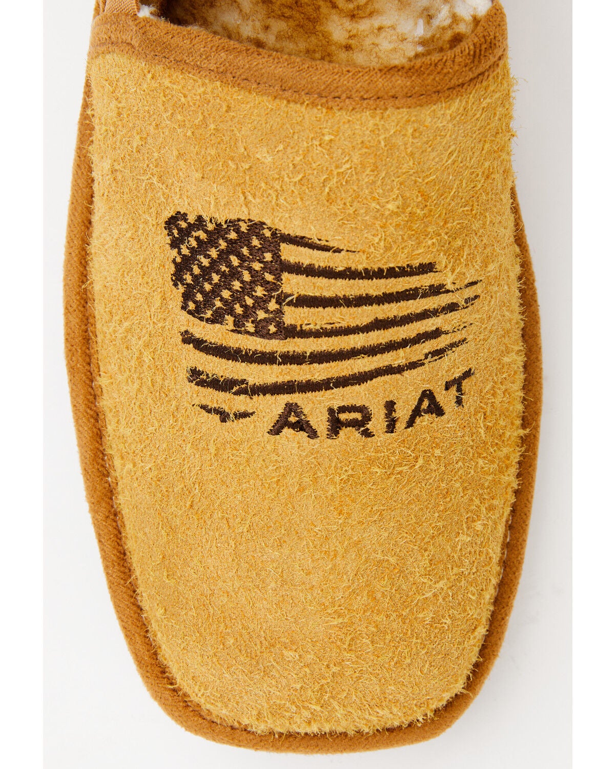 Image #6 - Ariat Men's Rough Lasso Square Toe Slippers, Tan, hi-res