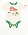 Image #1 - John Deere Infant Boys' Barnyard Short Sleeve Onesie, Cream, hi-res