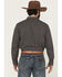 Image #4 - Gibson Trading Co Men's Bug Out Plaid Print Long Sleeve Button-Down Stretch Western Shirt, Black, hi-res