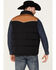 Image #4 - Cinch Men's Southwestern Print Lining Quilted Vest, Black, hi-res
