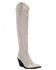 Image #1 - Free People Women's Wild West Suede Tall Western Boots - Snip Toe, Pink, hi-res