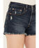 Levi's Women's Dark Wash 501 Worn In Original Shorts, Dark Wash, hi-res