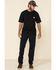 Carhartt Men's FR Rugged Flex Relaxed Canvas Cargo Work Pants , Navy, hi-res