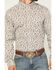 Image #3 - Cody James Men's Picher Floral Print Long Sleeve Button-Down Stretch Western Shirt, Tan, hi-res