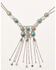 Image #1 - Shyanne Women's Wild Blossom Dangle Multi Stone Necklace, Multi, hi-res