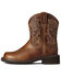 Image #2 - Ariat Women's Mazy Heritage Western Boots - Round Toe, Brown, hi-res