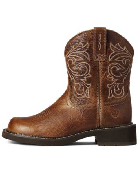 Ariat Women's Mazy Heritage Western Boots - Round Toe, Brown, hi-res