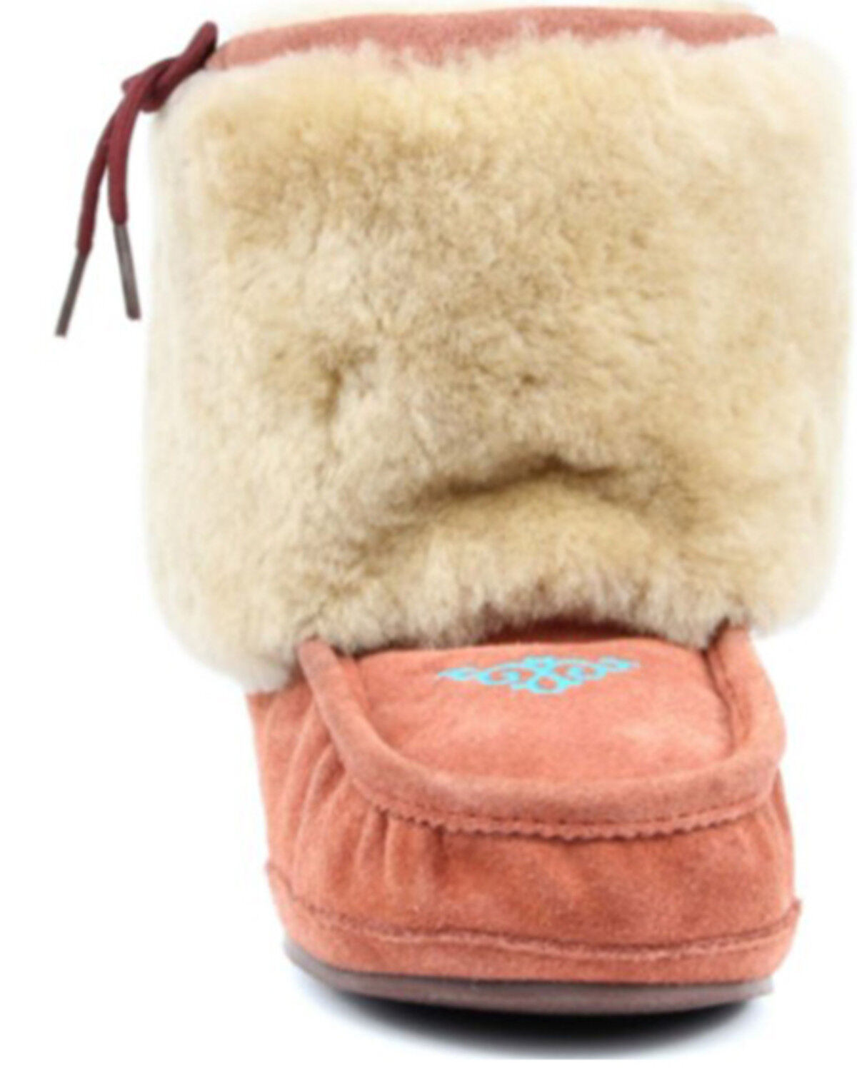 Image #4 - Superlamb Women's Navajo Slip-On Casual Fleece Booties - Moc Toe, , hi-res