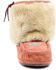 Image #4 - Superlamb Women's Navajo Slip-On Casual Fleece Booties - Moc Toe, , hi-res