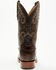 Image #5 - Cody James Men's Exotic Caiman Tail Skin Western Boots - Broad Square Toe, Dark Brown, hi-res