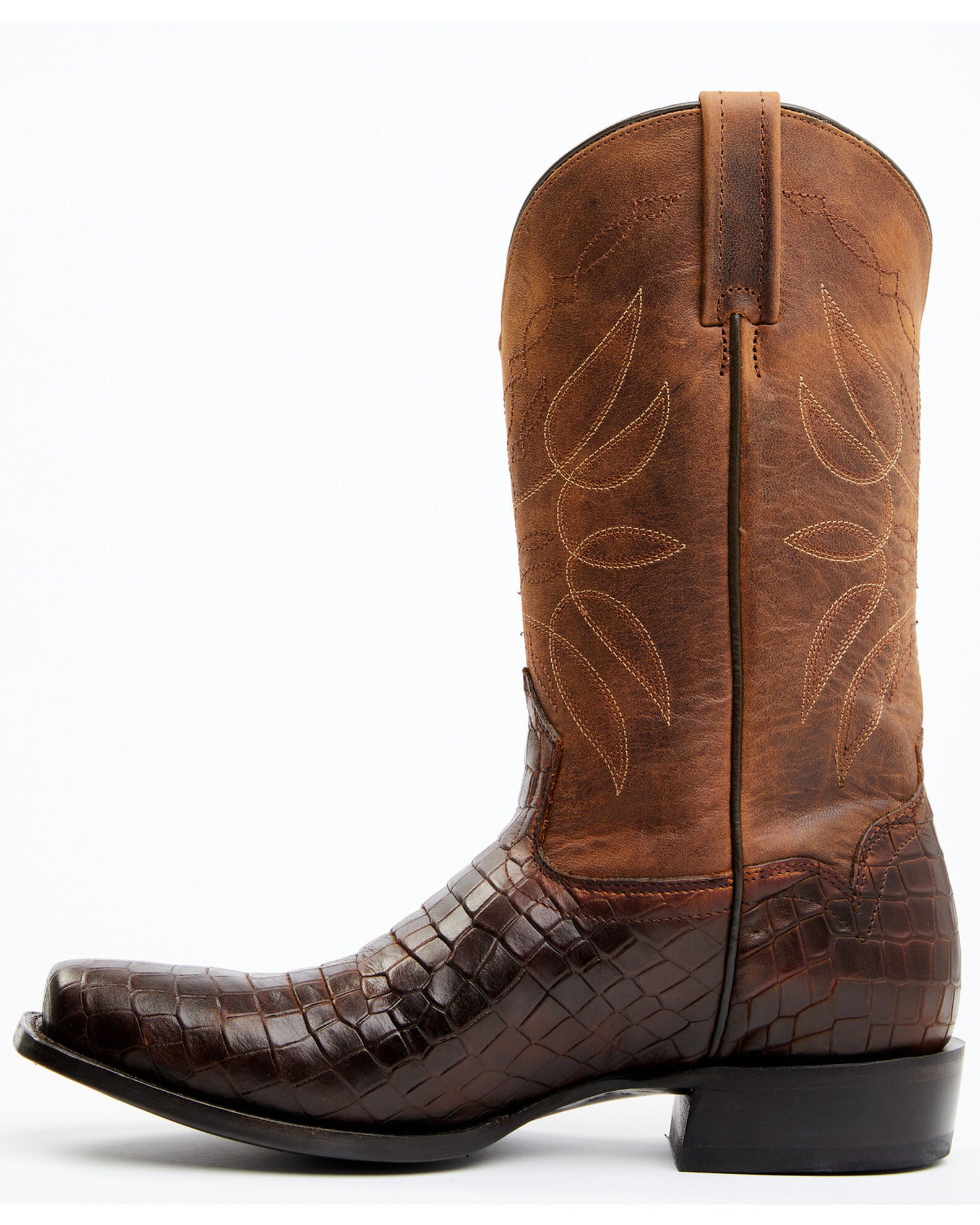 Product Name Moonshine Spirit Men's Madison Brown Printed Leather
