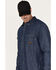Image #2 - Hawx Men's Denim Work Shirt, Indigo, hi-res