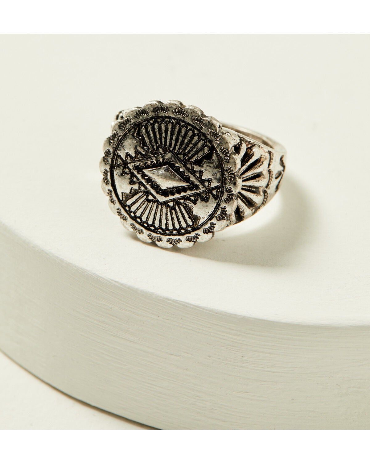 Image #2 - Shyanne Women's Moonrise Canyon Statement Ring, Silver, hi-res