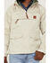 Kimes Ranch Men's Any-Day Sand 1/4 Zip Front Hooded Pullover, Sand, hi-res
