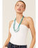 Image #1 - Paige Wallace Women's Turquoise 3-Strand Long Beaded Necklace, Turquoise, hi-res