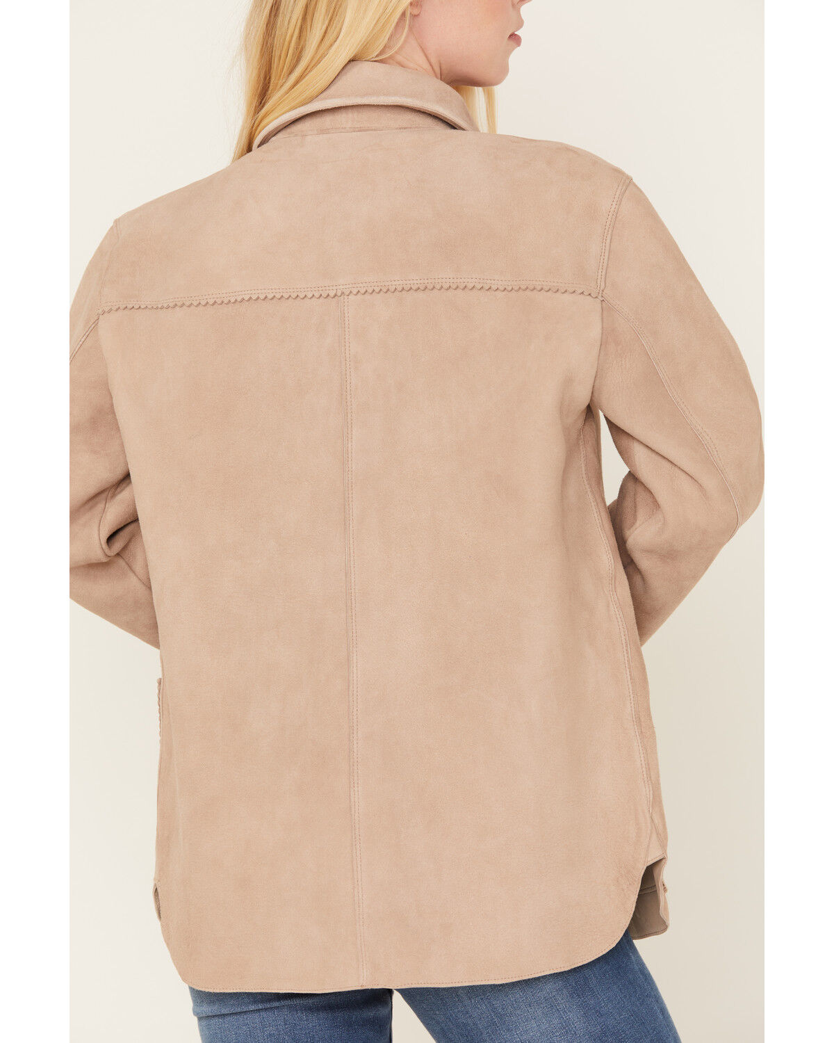 Image #5 - Idyllwind Women's Daiseta Genuine Suede Shacket, Beige/khaki, hi-res