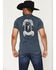 Image #1 - Pendleton Men's Wild West Short Sleeve Graphic T-Shirt, Navy, hi-res