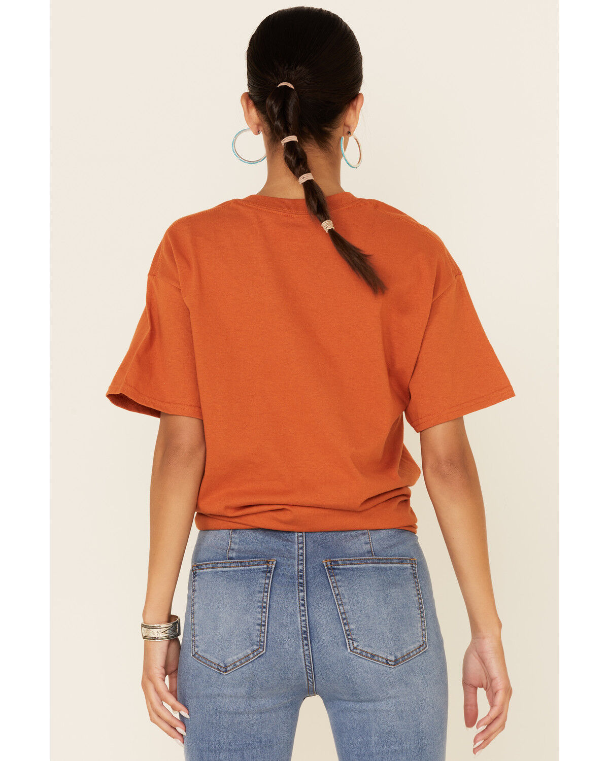 Image #4 - American Highway Women's Cowboy Love Affair Graphic Short Sleeve Tee, Rust Copper, hi-res