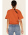 American Highway Women's Cowboy Love Affair Graphic Short Sleeve Tee , Rust Copper, hi-res