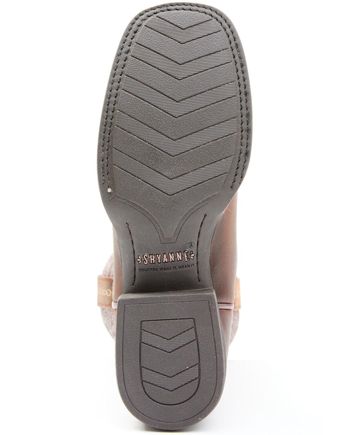 Image #7 - Rank 45® Women's Antiquity Western Performance Boots - Broad Square Toe, Brown, hi-res