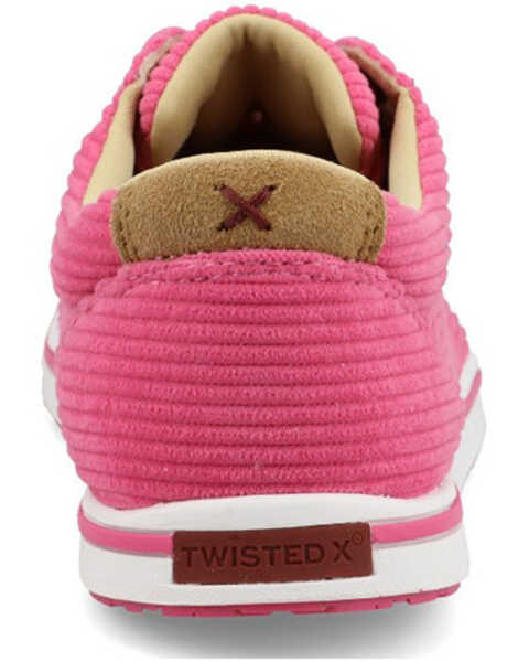 Image #5 - Twisted X Wrangler Women's Kicks Casual Shoes - Moc Toe , Pink, hi-res