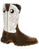 Durango Men's Maverick XP Waterproof Western Work Boots - Soft Toe, Chocolate, hi-res