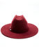 Image #3 - Idyllwind Women's Wild Rancher Felt Western Fashion Hat , Burgundy, hi-res