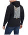 Image #2 - Ariat Men's Rebar Workman Reflective Flag Graphic Hooded Work Jacket, Black, hi-res