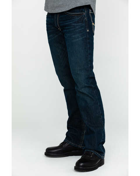 Image #6 - Ariat Men's Rebar M4 DuraStretch Fashion Boot Cut Jean, Denim, hi-res
