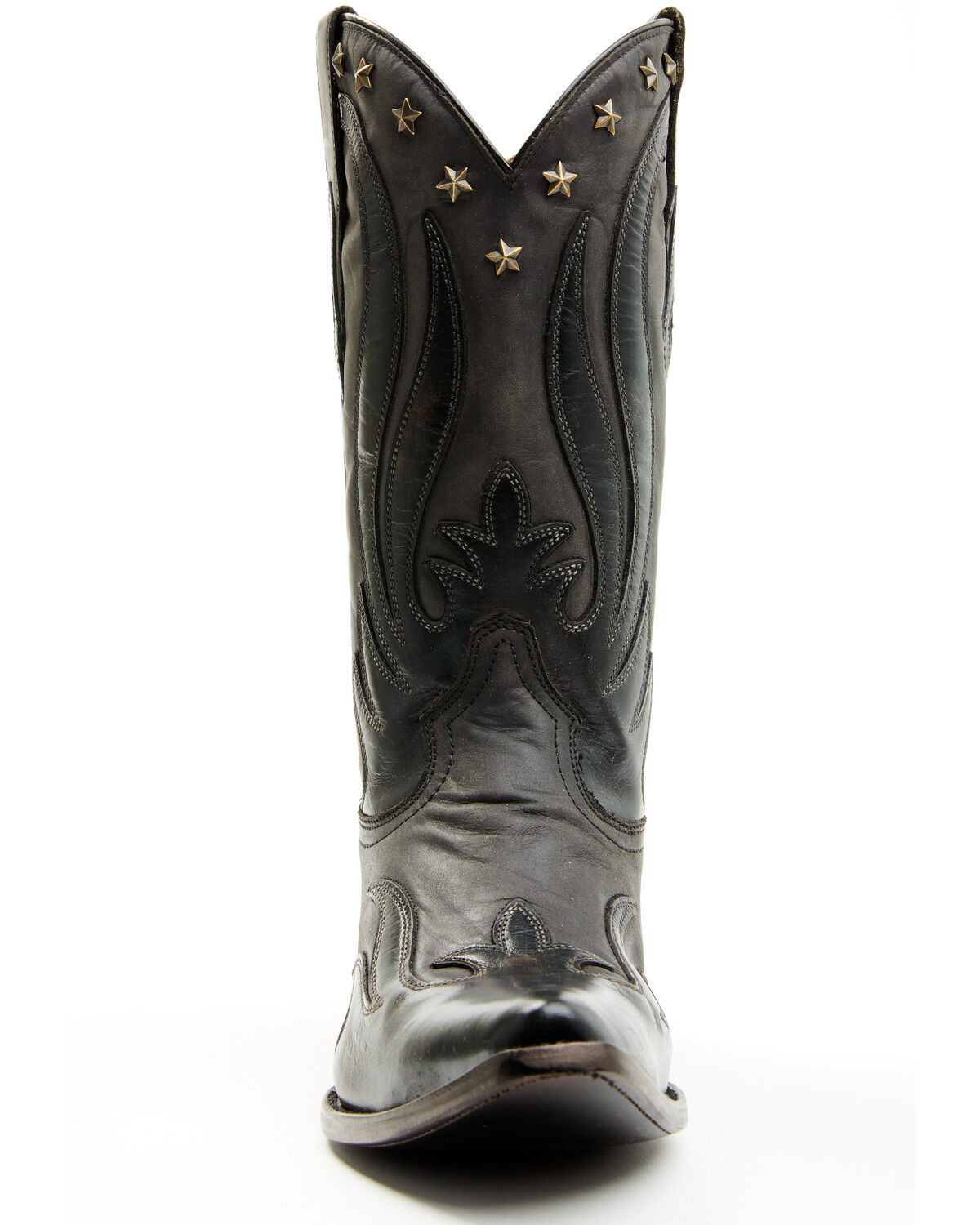 Image #4 - Corral Men's Embellished Overlay Western Boots - Snip Toe, Blue, hi-res