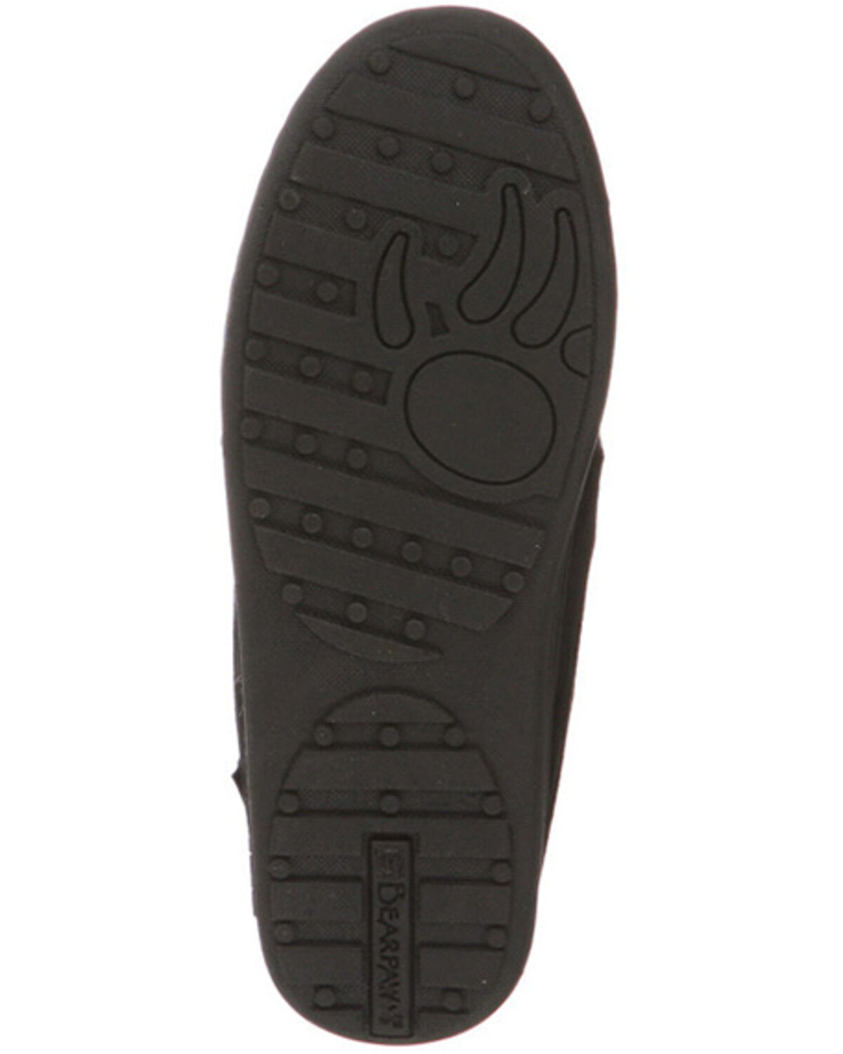 Image #4 - Bearpaw Men's Moc II Slip-On Moccasins, Black, hi-res