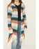 Image #3 - Rock & Roll Denim Girls' Striped Fringe Cardigan, Ivory, hi-res