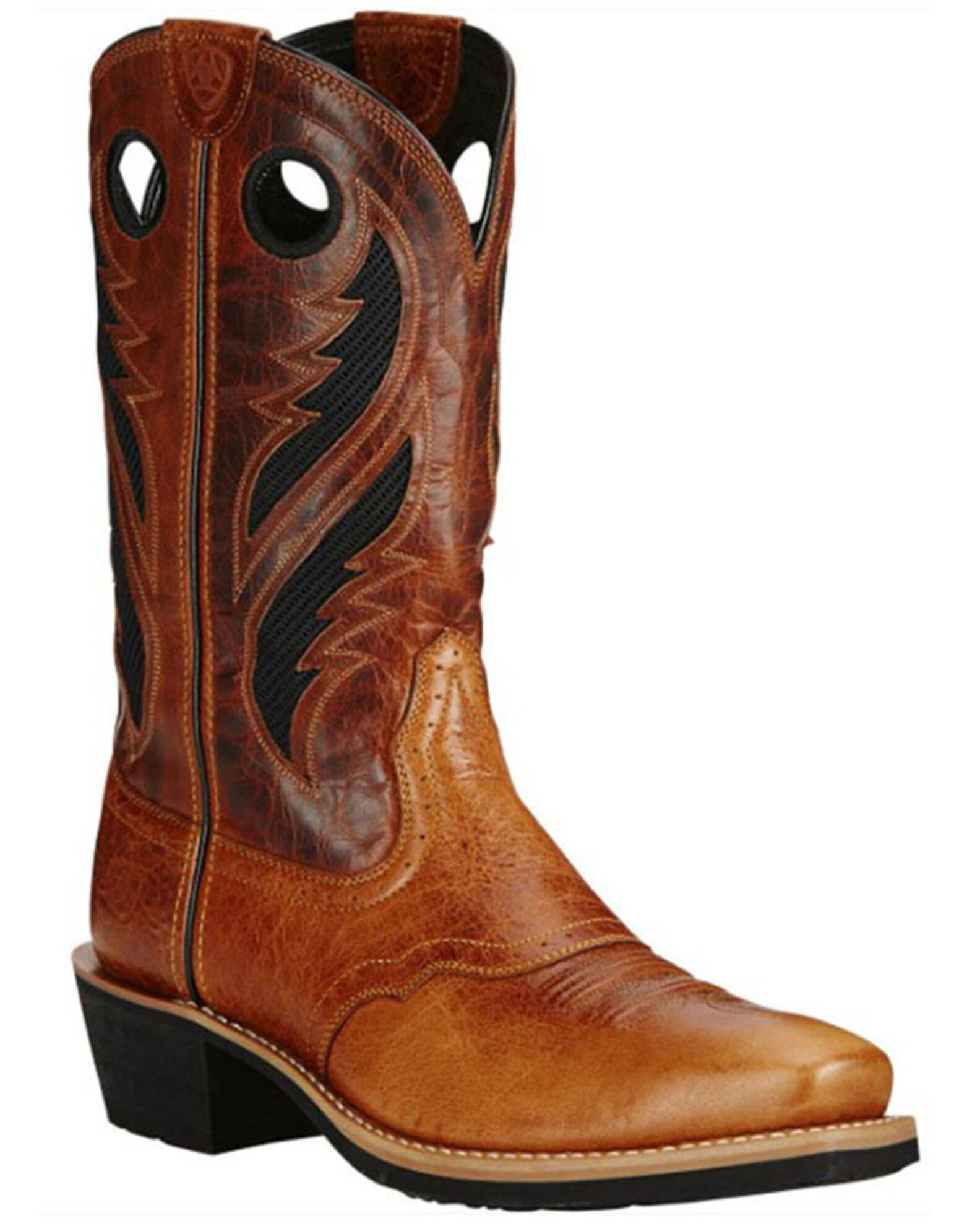 Ariat Men s VentTEK Heritage Roughstock Performance Boots Square Toe Sheplers
