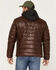 Image #4 - Mauritius Men's Leather Puffer Jacket, Cognac, hi-res