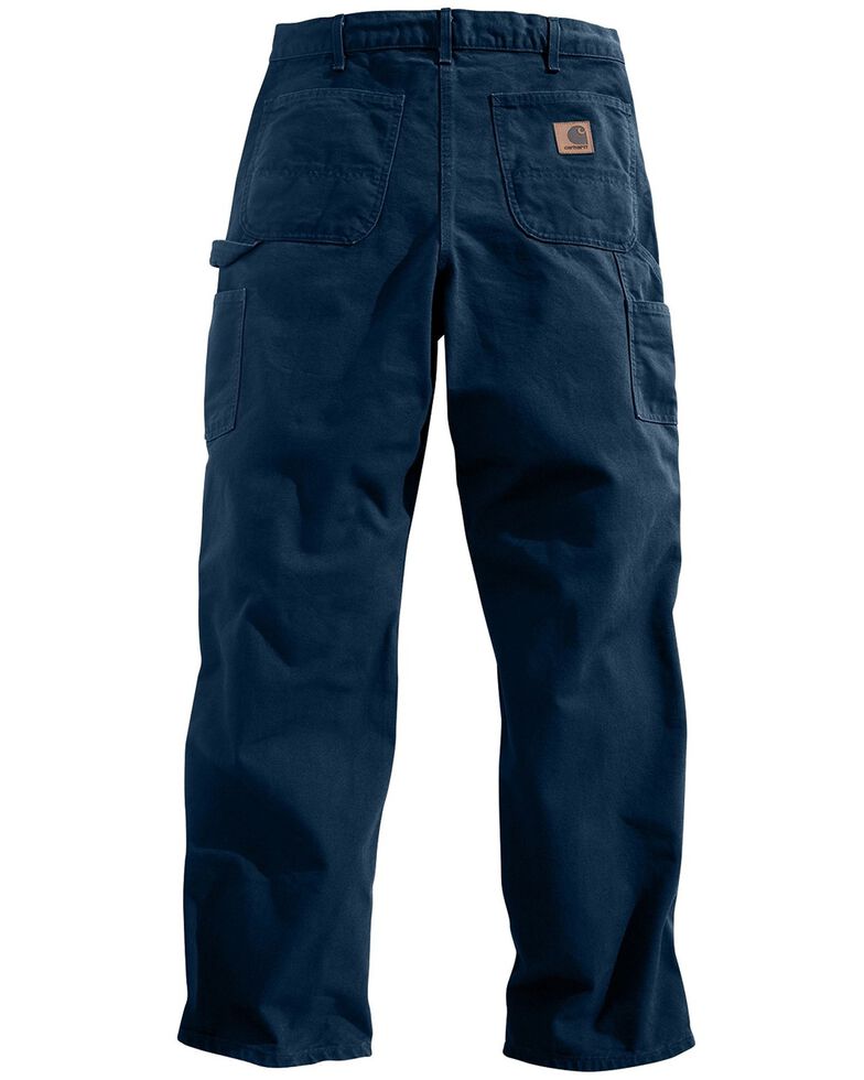 Carhartt Washed Duck Work Dungaree Utility Pants, Midnight, hi-res