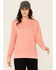 Image #1 - Carhartt Women's Tencel™ Fiber Series Relaxed Fit Sweatshirt, Coral, hi-res