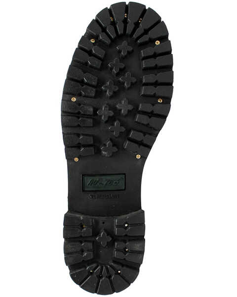 Image #5 - Ad Tec Men's 9" Waterproof Logger Work Boots - Steel Toe, Wide Sizes, Black, hi-res