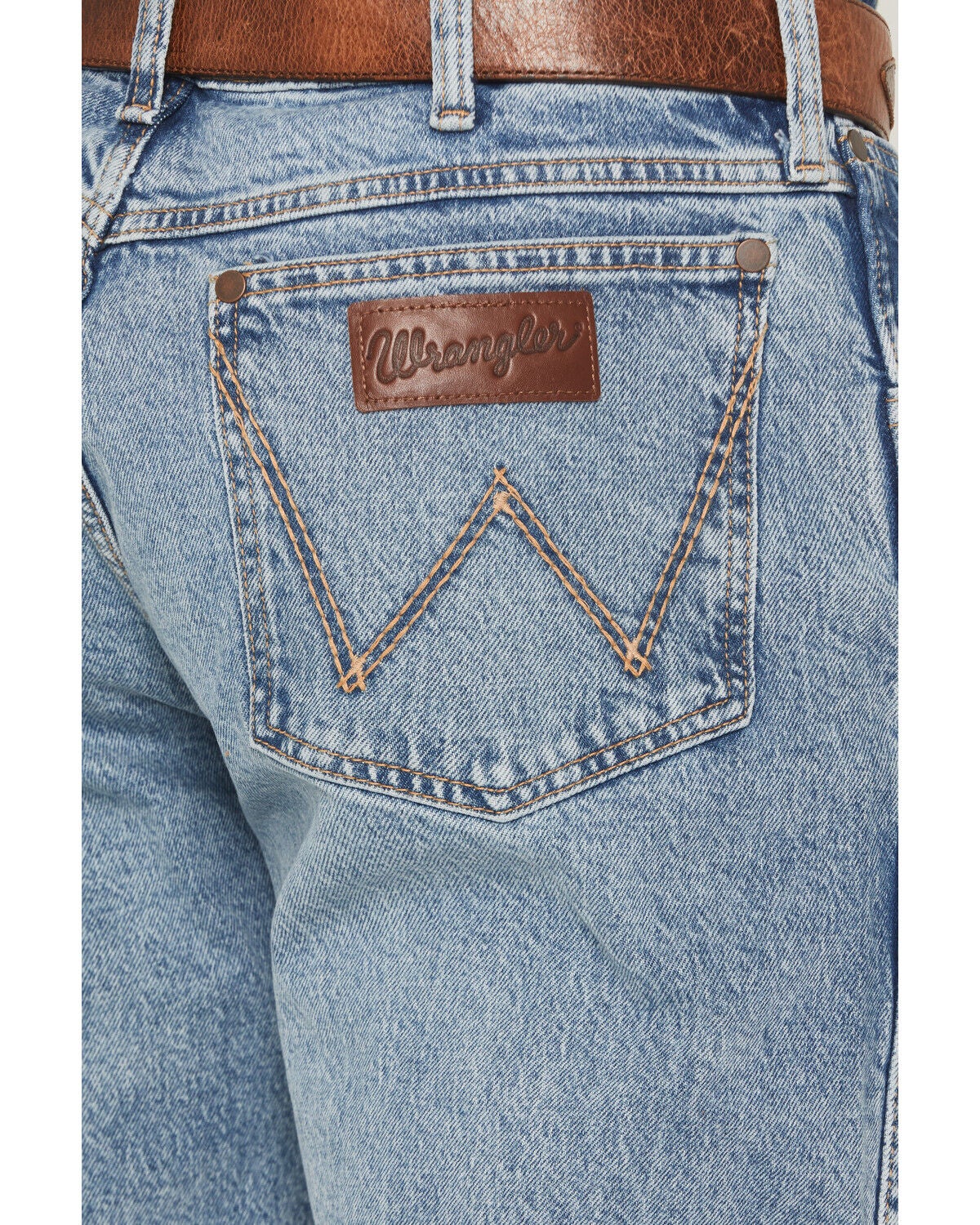 Image #4 - Wrangler Retro Men's 88MWZ Medium Wash Slim Straight Stretch Denim Jeans, Medium Wash, hi-res