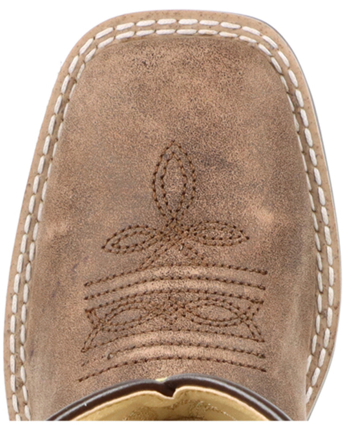 Image #6 - Smoky Mountain Little Boys' Harrison Performance Western Boots - Broad Square Toe, Brown, hi-res