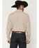 Image #4 - Gibson Trading Co Men's Arrowline Geo Stripe Print Long Sleeve Button-Down Western Shirt - Big, White, hi-res