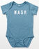 Image #1 - The NASH Collection Infant Boys' NASH Short Sleeve Onesie, Blue, hi-res