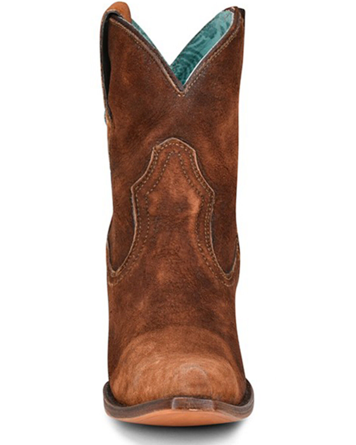 Image #3 - Corral Women's Lamb Fashion Booties - Snip Toe, Brown, hi-res