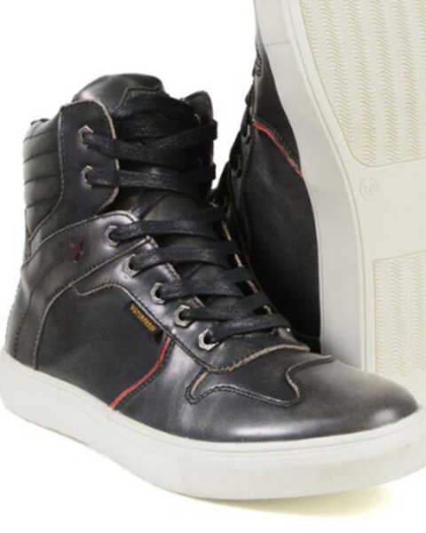 Image #3 - Milwaukee Leather Men's Vintage High-Top Reinforced Street Riding Waterproof Shoes - Round Toe, , hi-res
