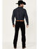 Image #1 - Rock & Roll Denim Men's Revolver Black Slim Straight Reflex Denim Jeans, Black, hi-res