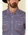 Image #4 - Wrangler 20X Men's Advanced Comfort Small Geo Print Long Sleeve Western Shirt , Blue, hi-res