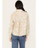 Free People Women's Floral Printed Denim Jacket, Ivory, hi-res