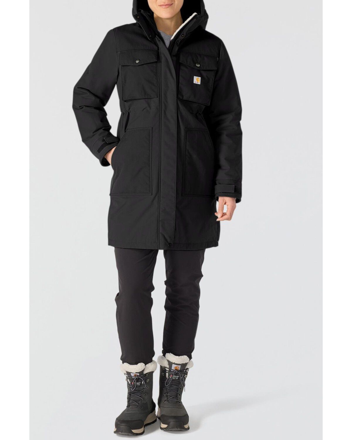 Image #1 - Carhartt Women's Great Lands Parka, Black, hi-res