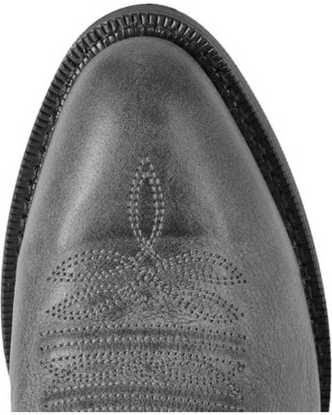 Image #6 - Laredo Men's Harding Waxy Leather Western Boots - Medium Toe, Grey, hi-res