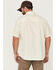 Image #4 - Resistol Men's Solid Short Sleeve Button-Down Western Shirt, Off White, hi-res