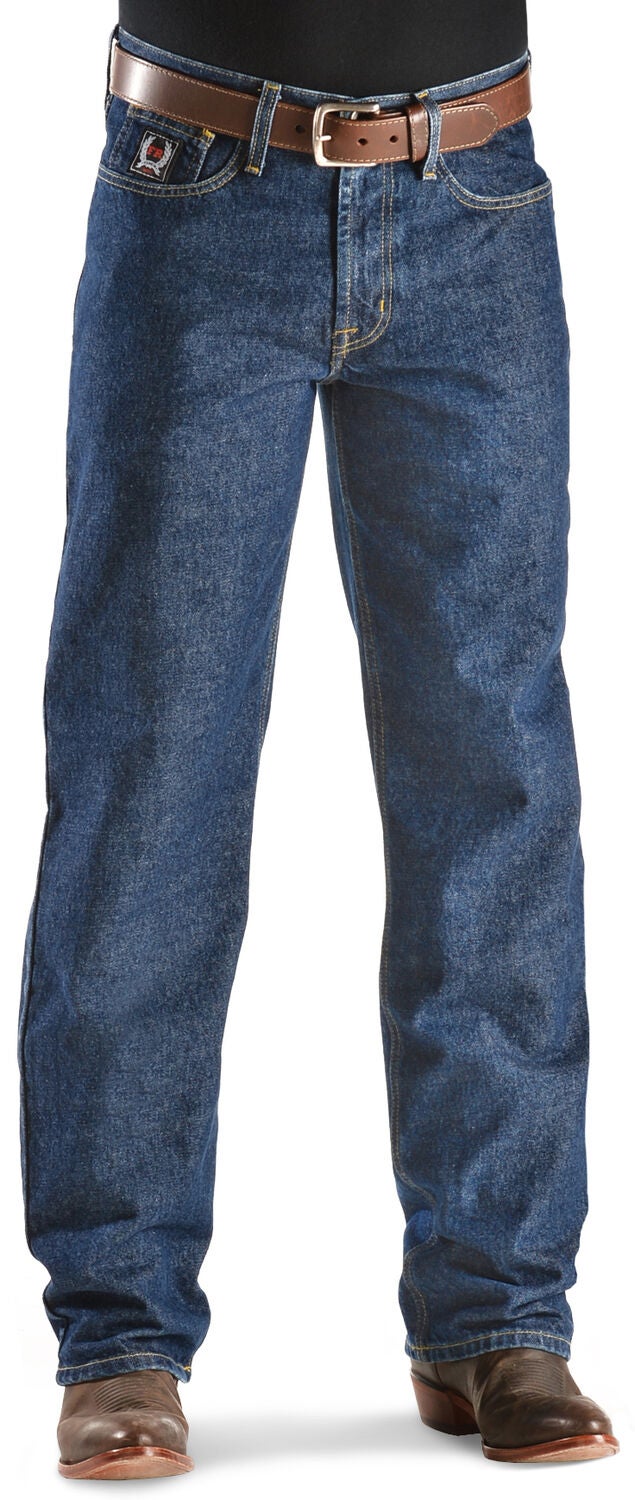 Image #2 - Men's Cinch &reg; Jeans White Label Flame Resistant - 38" inseam, Denim, hi-res